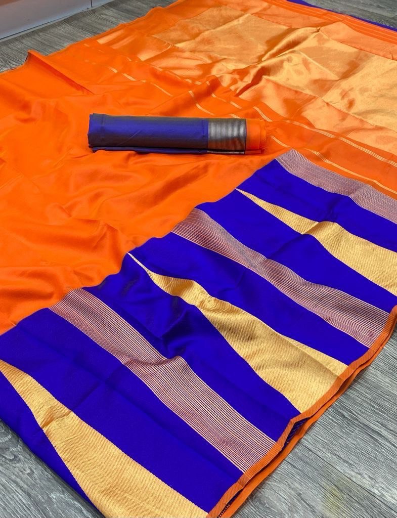 Organic Banarasi Soft Silk Saree for Regular Wear