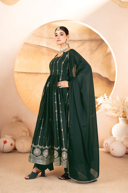 Gauri's New Trendy Anarkali Suit Set
