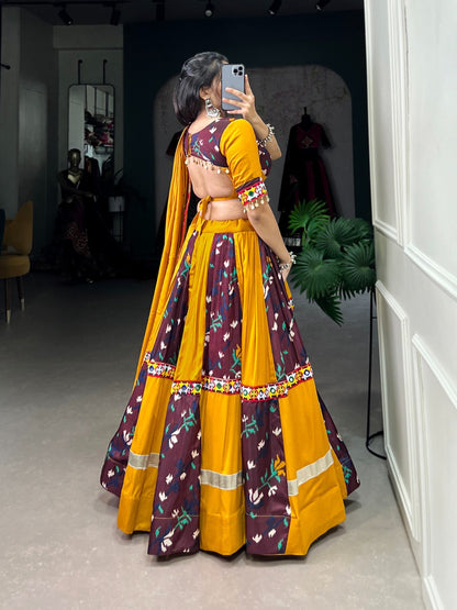 Kutchi Gamthi Work Navratri Special Chaniya Choli
