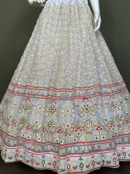 Georgette Heavy Sequence Embroidery Work Chaniya Choli