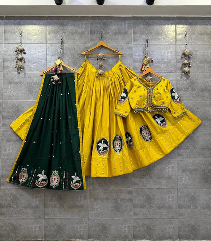 Jaam Cotton Silk Authentic Gujrati Navratri Chaniya Choli