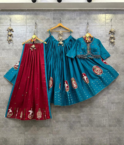Jaam Cotton Silk Authentic Gujrati Navratri Chaniya Choli