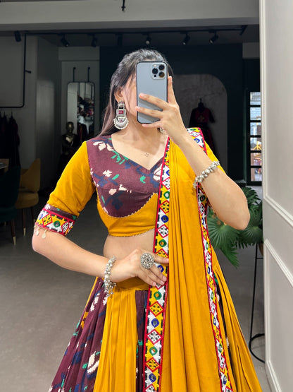 Kutchi Gamthi Work Navratri Special Chaniya Choli