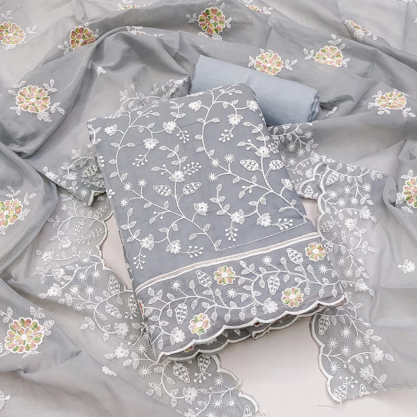 Modal Embroidery work Dress Material