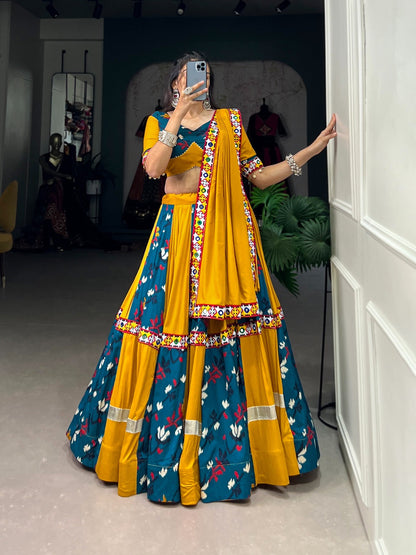 Kutchi Gamthi Work Navratri Special Chaniya Choli