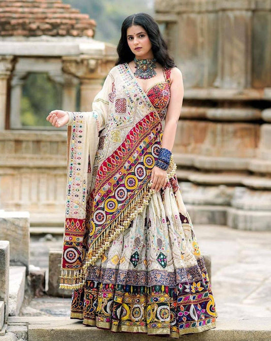 Ethenika Mirror Work Designer Chaniya Choli