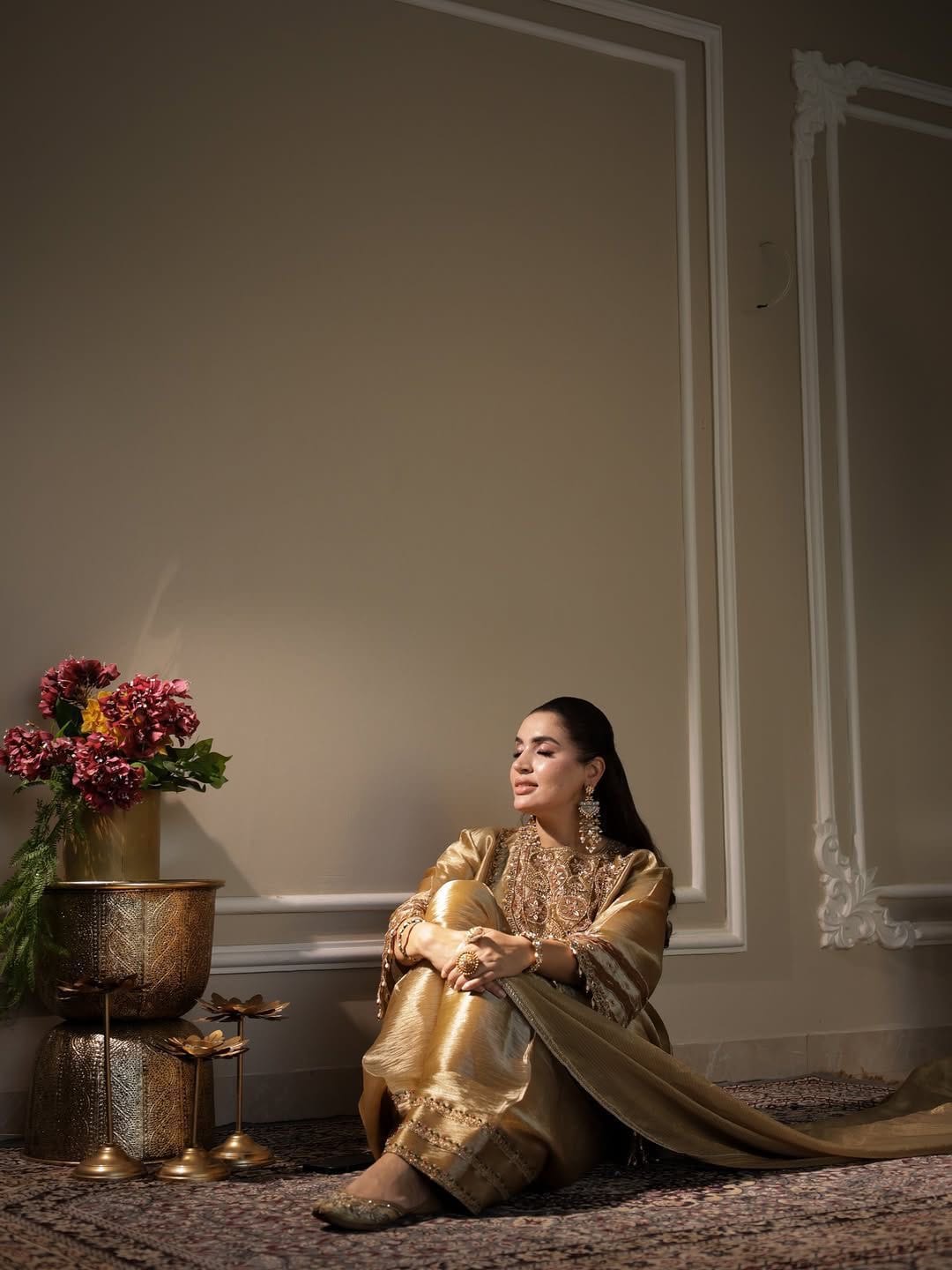 Fendy Silk Sequence Work Designer Farshi Salwar Suit Set