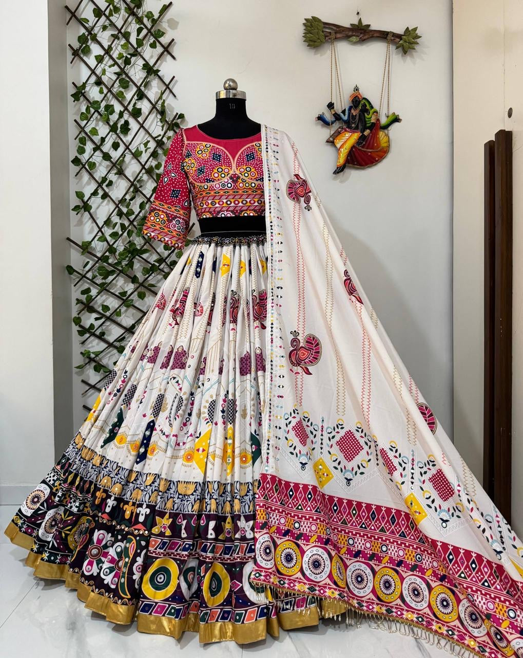 Ethenika Mirror Work Designer Chaniya Choli