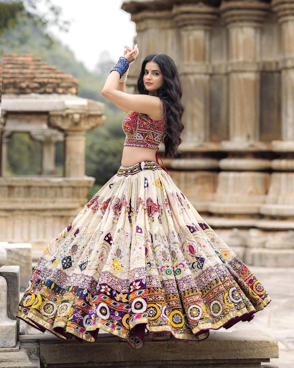 Ethenika Mirror Work Designer Chaniya Choli