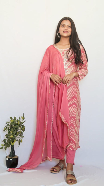 Pink Grace Suit Set