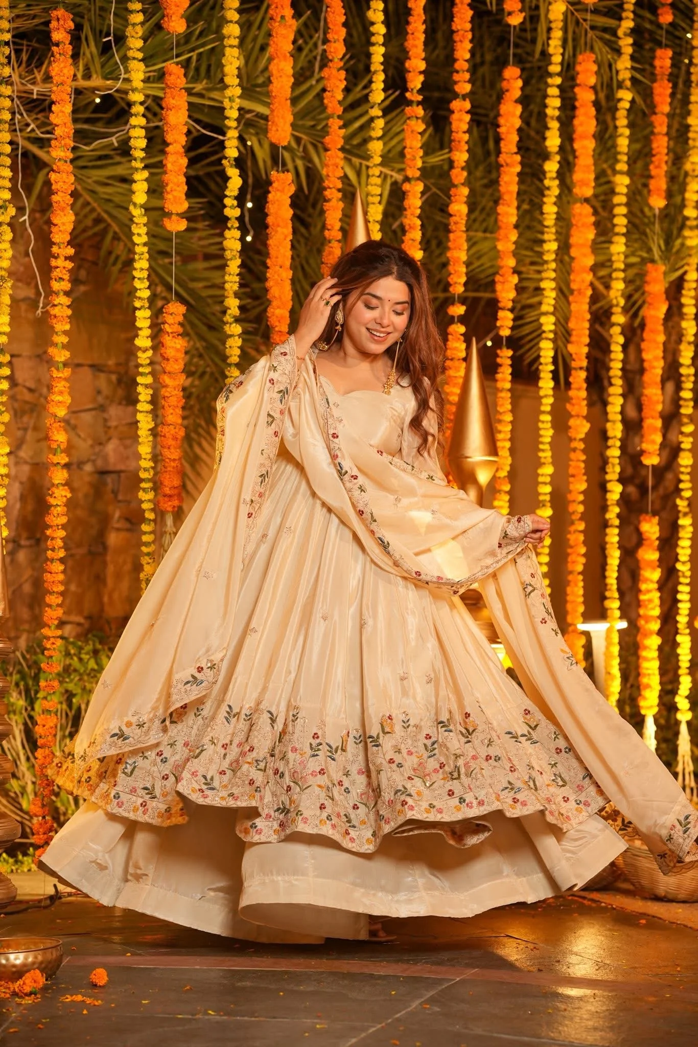Emani Floral Anarkali Anarkali Suit Set
