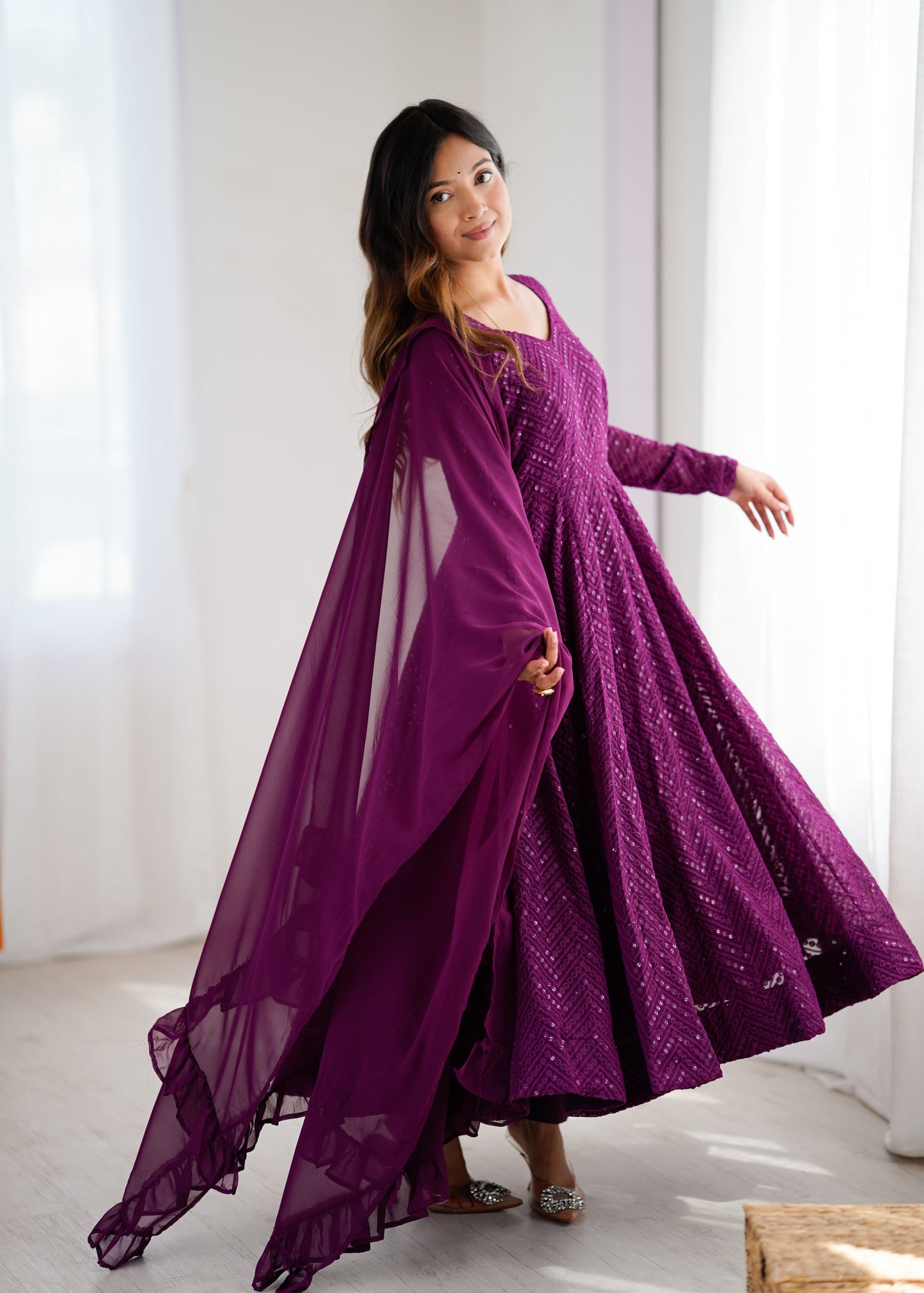 Saiyaara Premium Anarkali Suit Set