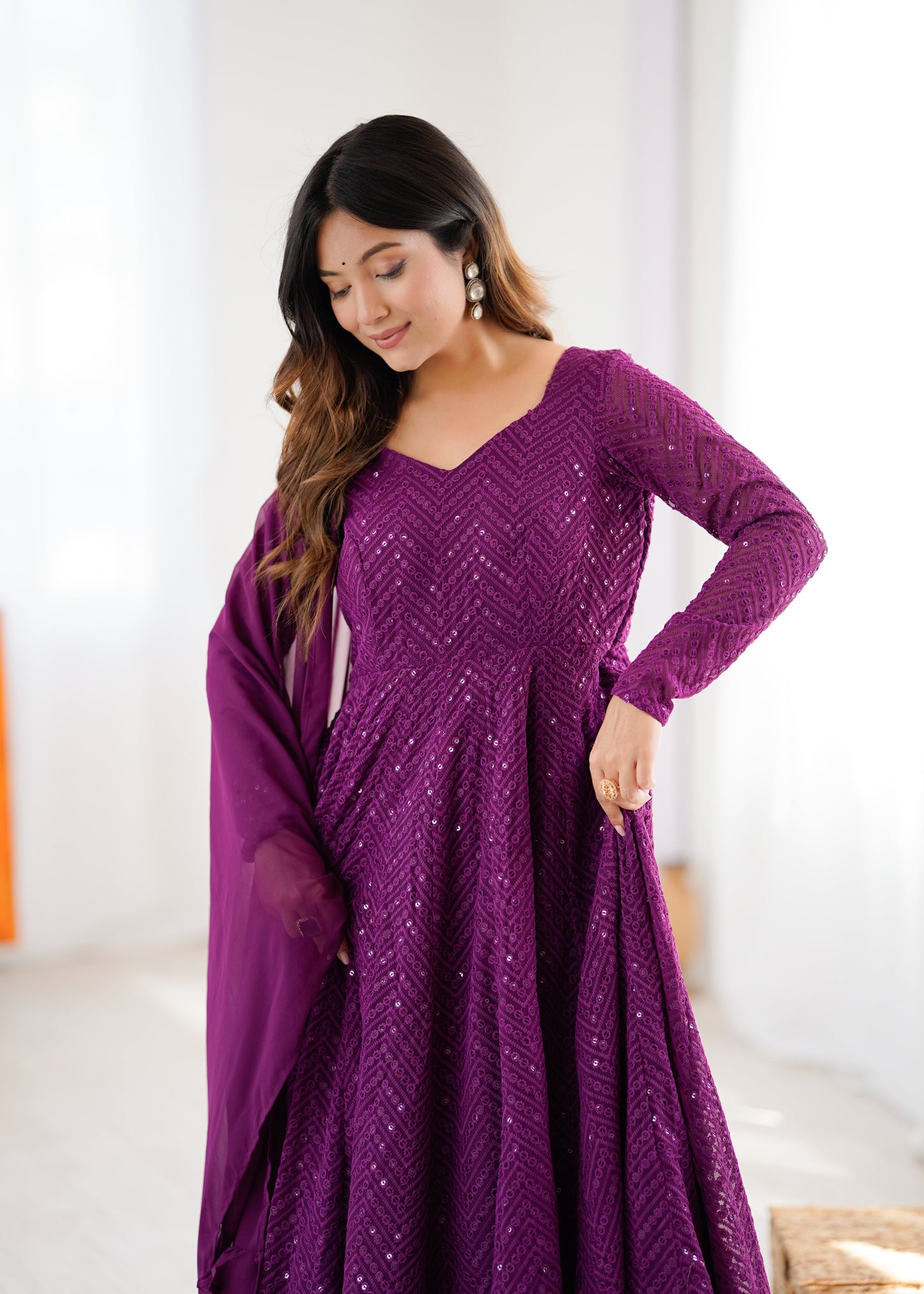 Saiyaara Premium Anarkali Suit Set