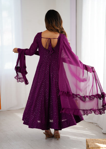 Saiyaara Premium Anarkali Suit Set