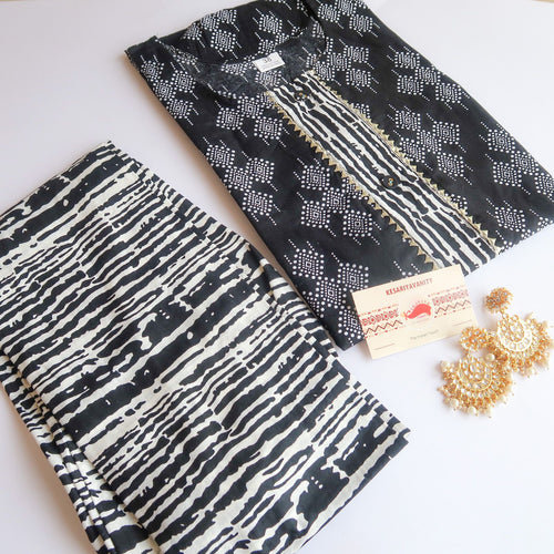 Black & White Suit Set