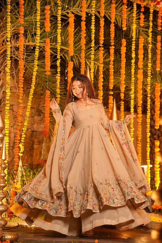 Mastani Floral Anarkali Anarkali Suit Set