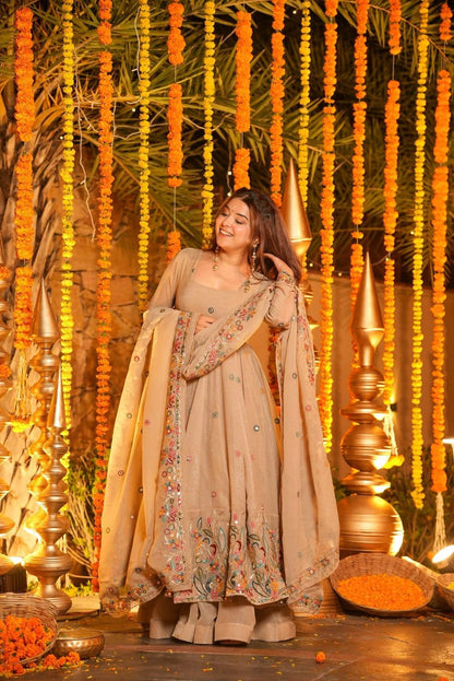 Mastani Floral Anarkali Anarkali Suit Set