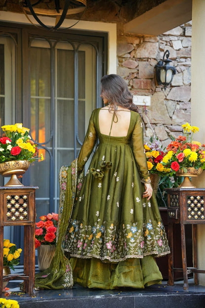 Naishvika Floral Anarkali Anarkali Suit Set
