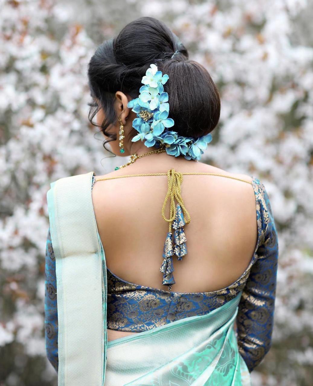 Kanchi Pattu Kanchipuram Silk Saree With Blouse