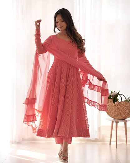 Saiyaara Premium Anarkali Suit Set