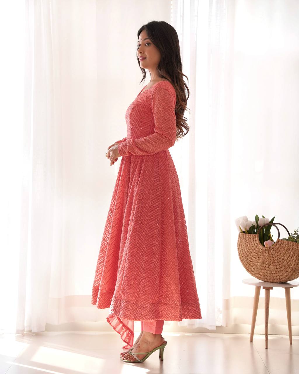 Saiyaara Premium Anarkali Suit Set